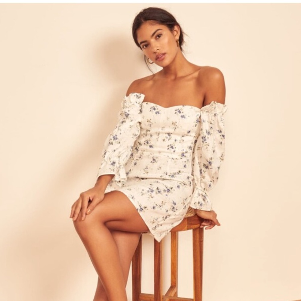 Reformation Kora Linen Dress